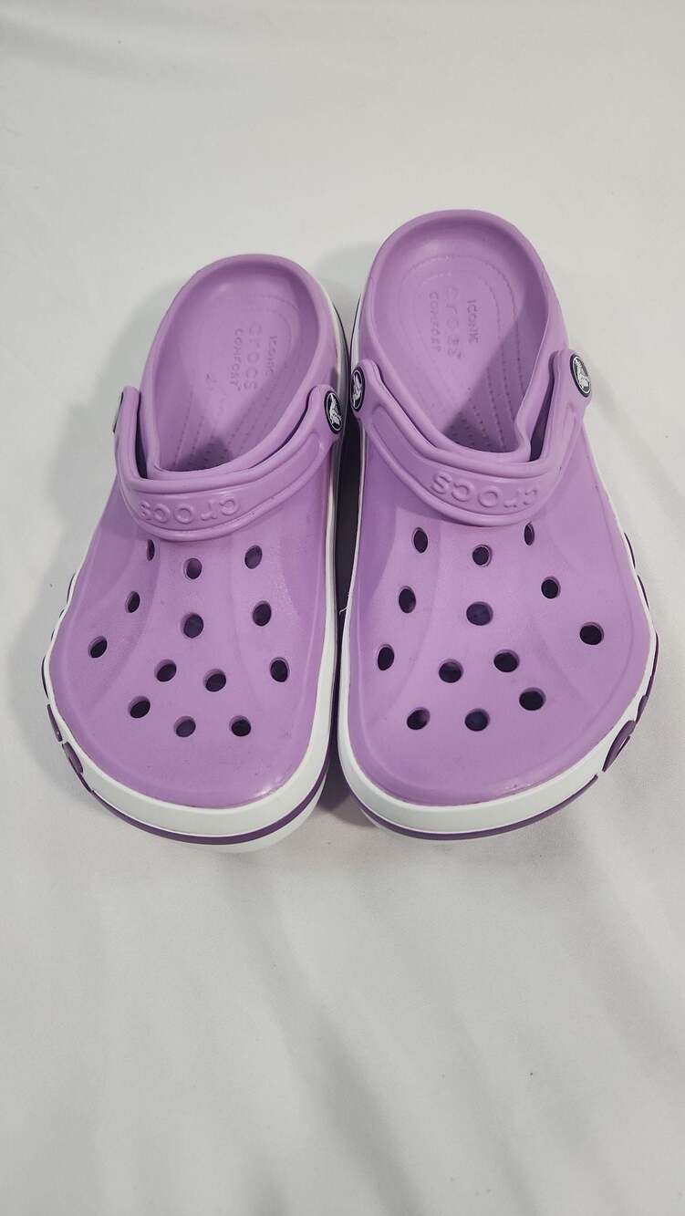 Crocs Bayaband Clog Lavender Purple Women's Size 7 Men's Size 5